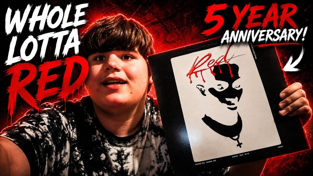 I FINALLY GOT THE WHOLE LOTTA RED 5 YEAR ANNIVERSARY VINYL 🔥🩸