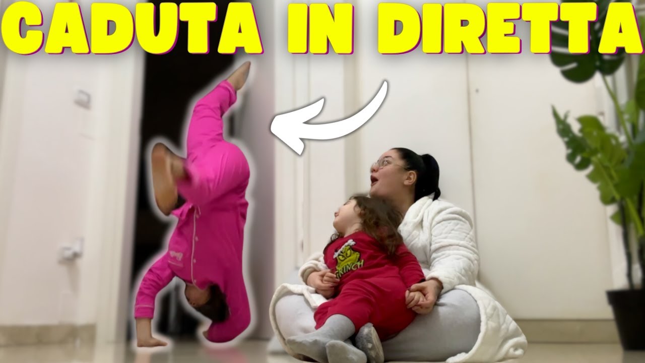 LARA CADE IN DIRETTA DURANTE L'ALLENAMENTO PER GINNASTICA ARTISTICA ! / chiara paradisi