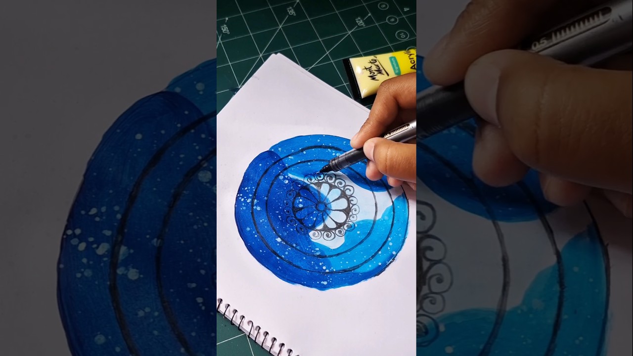 Easy painting idea💡 #art #painting #easyart #new #2024 #shorts