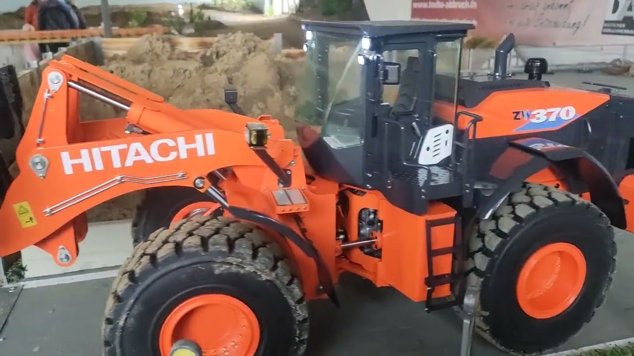 RC Radlader , Hitachi,THS , Scaleart, Premacon at Mini Baustelle Thüringen