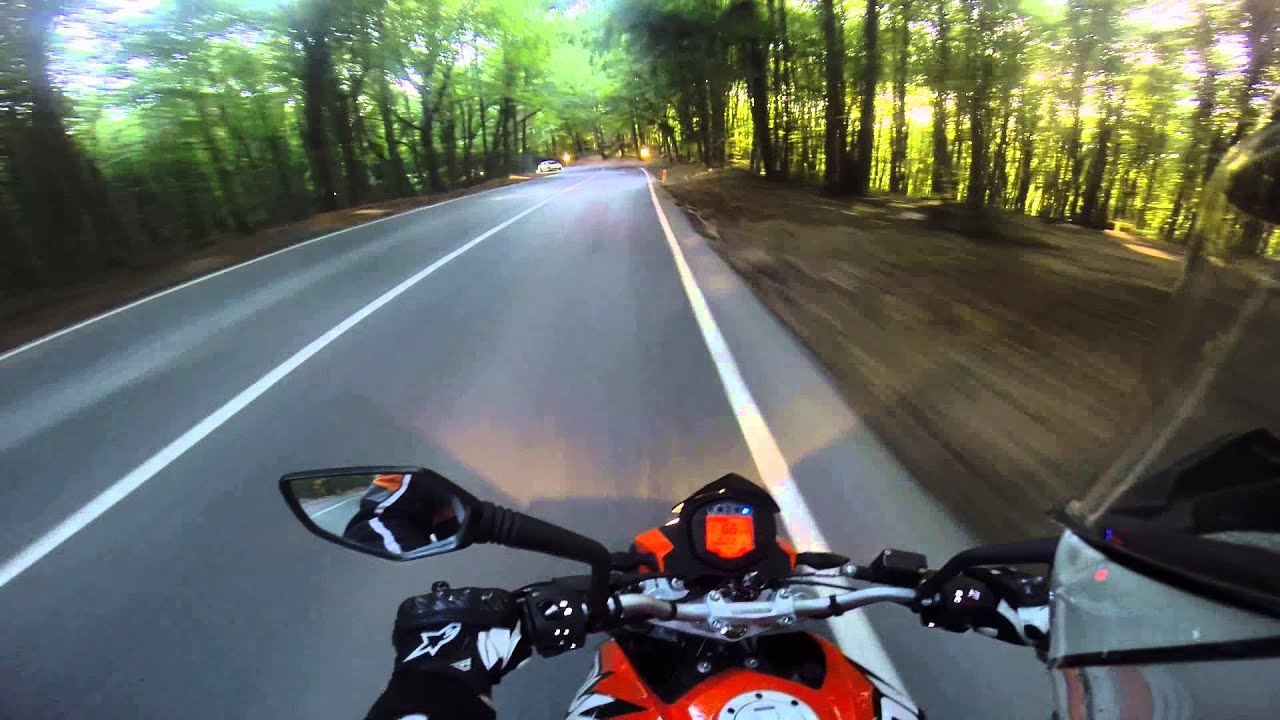 Short trip with KTM Duke 200 in Istanbul backroads