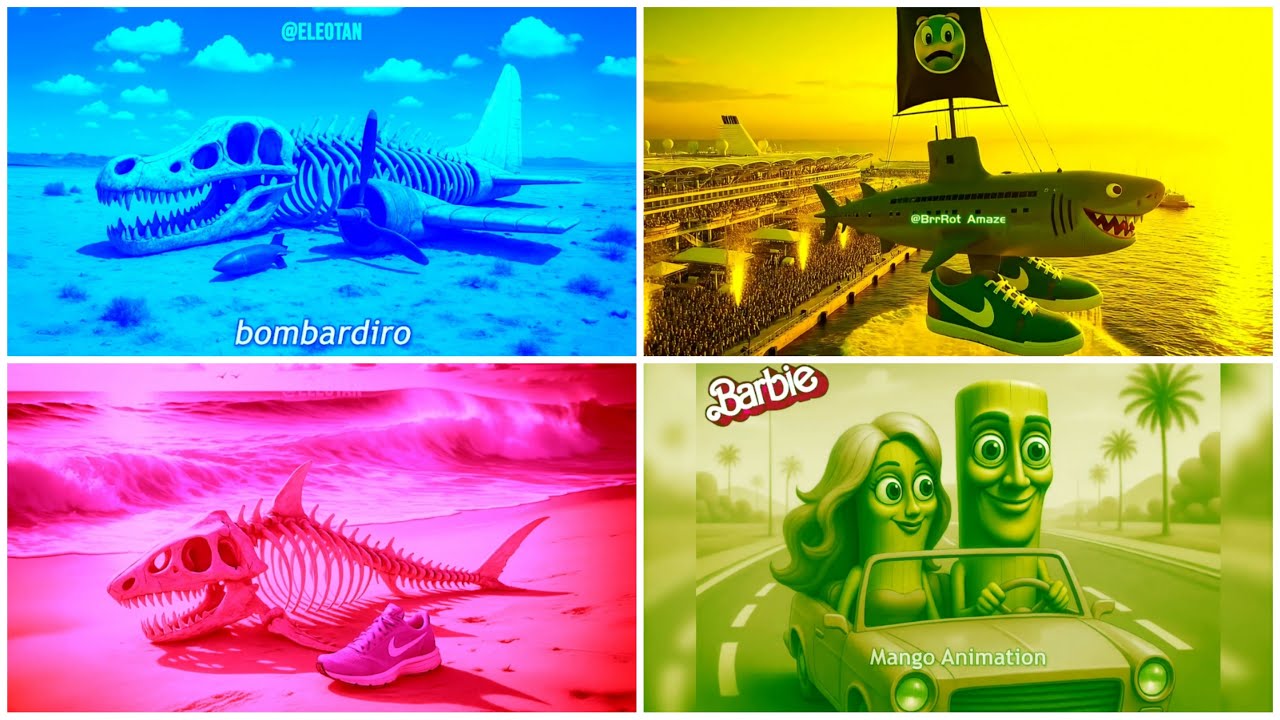 ITALIAN BRAINROT EXE 4 COLORS 4 MUSIC🎧#ItalianBrainrot  #TungTungTung #TralaleroTralala #lyrics