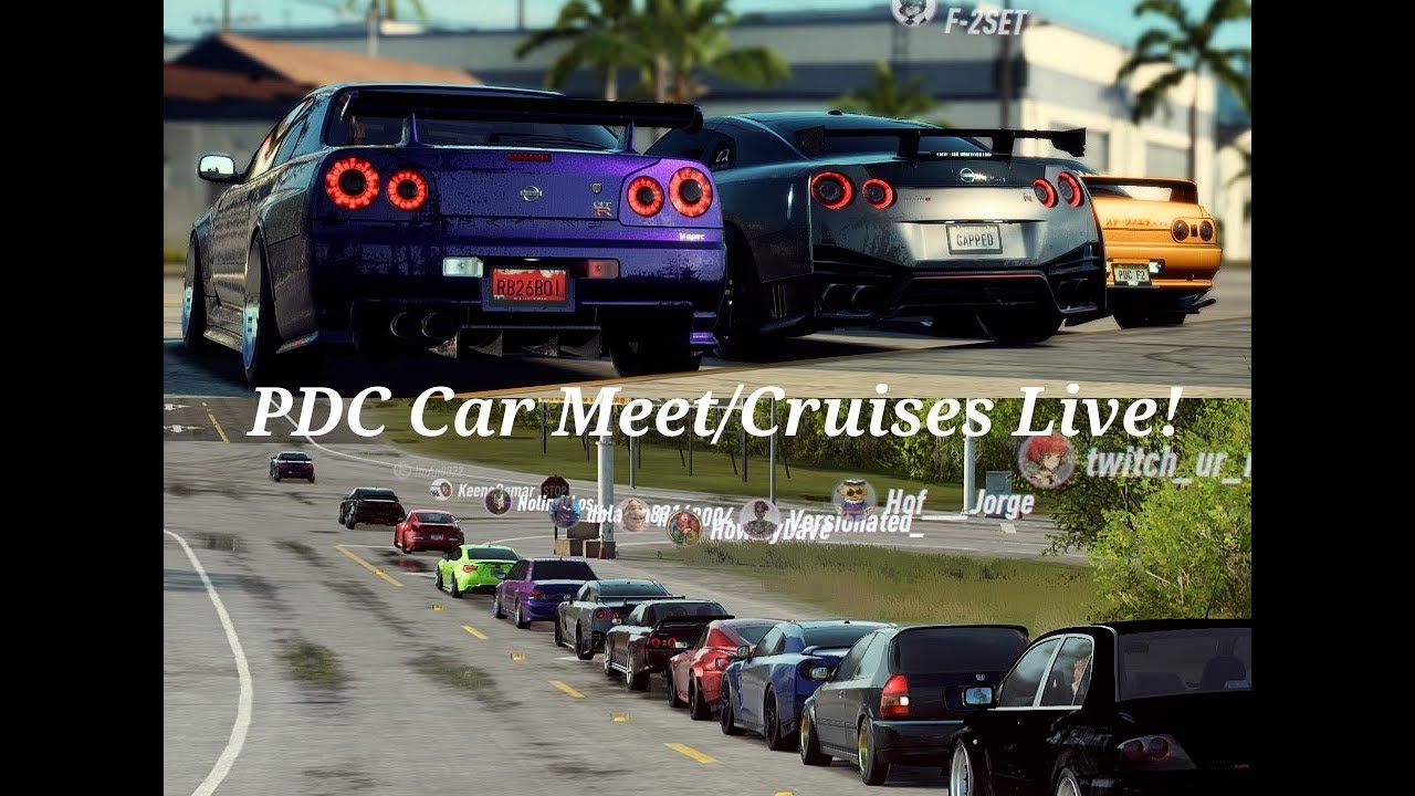 NFS Heat Car Meet/Cruising/Drag Racing Live! PSN MrMatt_101