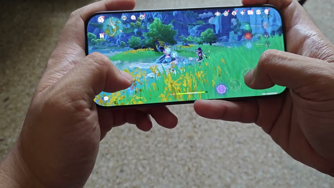 Xiaomi 17 Genshin Impact gameplay: Compact handheld