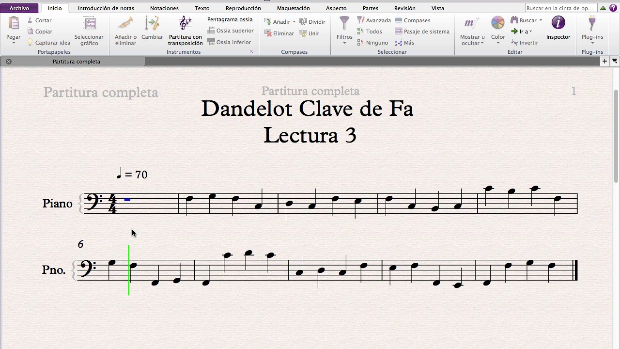 Clave de Fa - Lectura 3