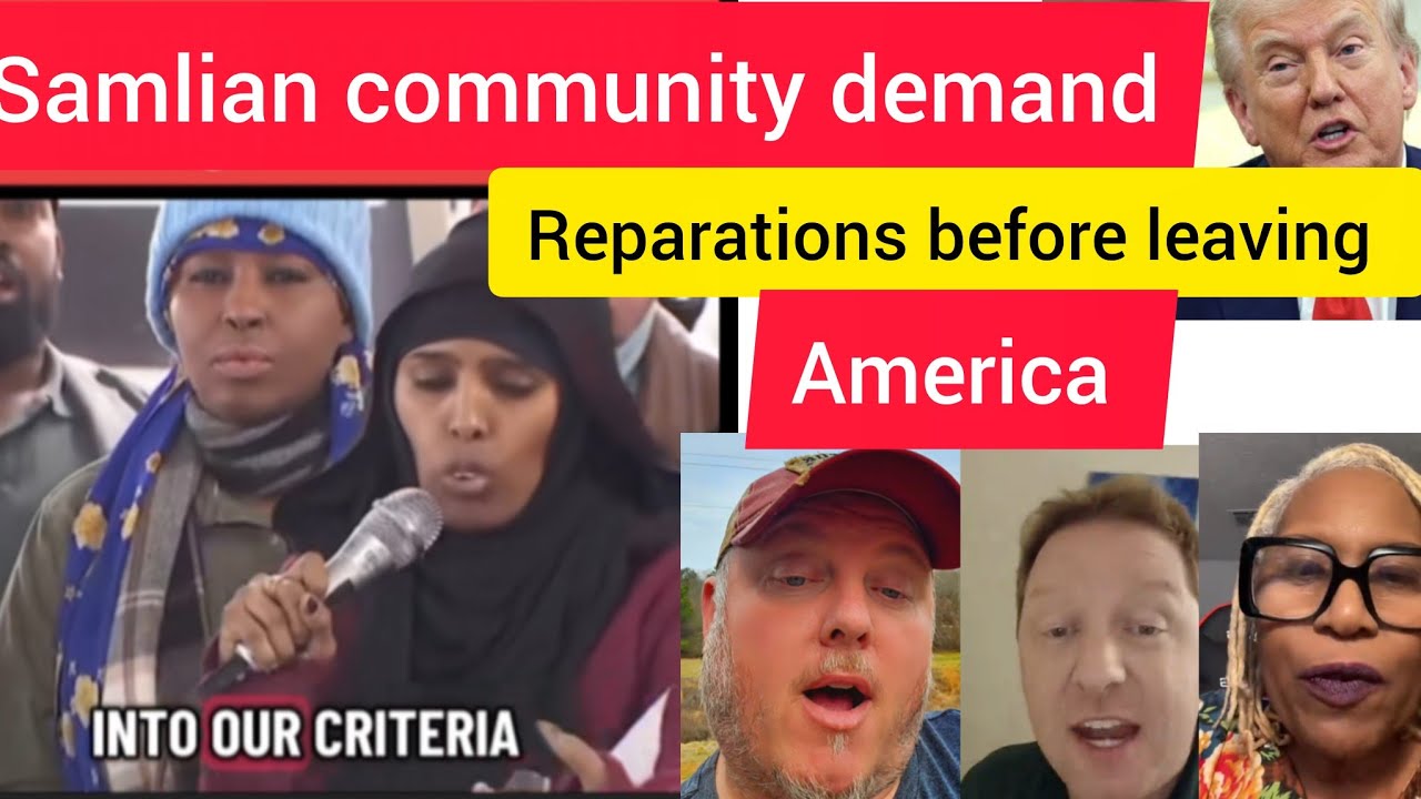 Somalians demand for reparations before leaving America , watch out for reactions  