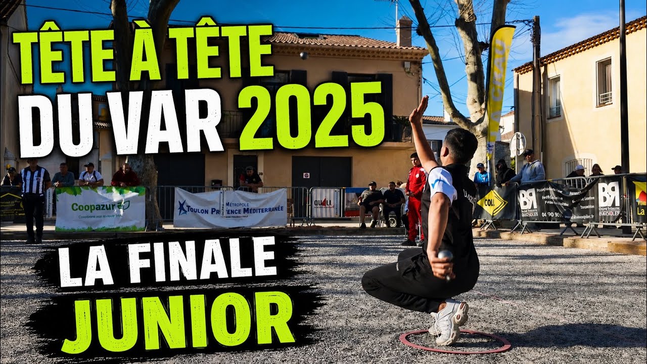 FINALE JUNIOR DU CHAMPIONNAT T&Ecirc;TE &Agrave; T&Ecirc;TE DU VAR 2025 #petanque