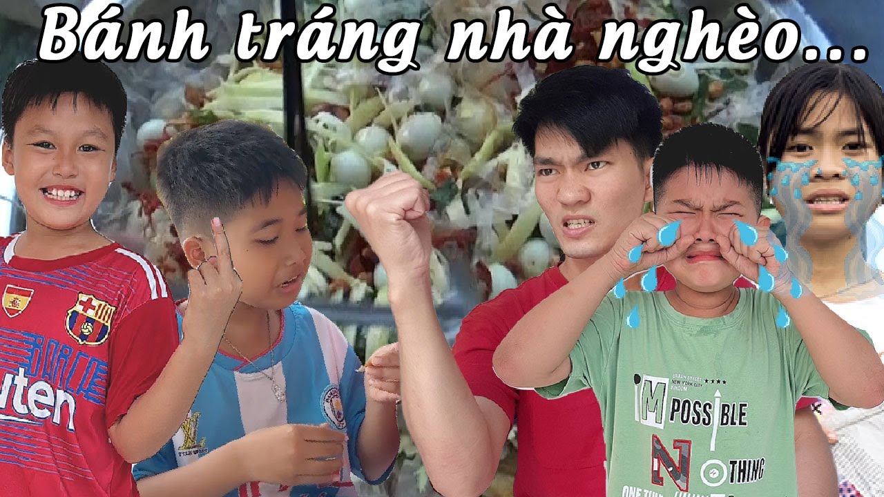 Trang và Vinh bị Trẻ Trâu Khinh Thường Không có Tiền Mua Bánh Tráng và Cái Kết | TiTan and Trang