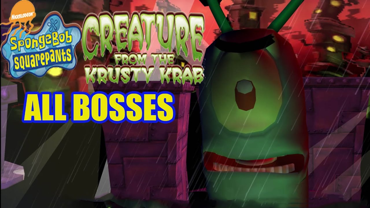 SpongeBob SquarePants: Creature from the Krusty Krab All Bosses