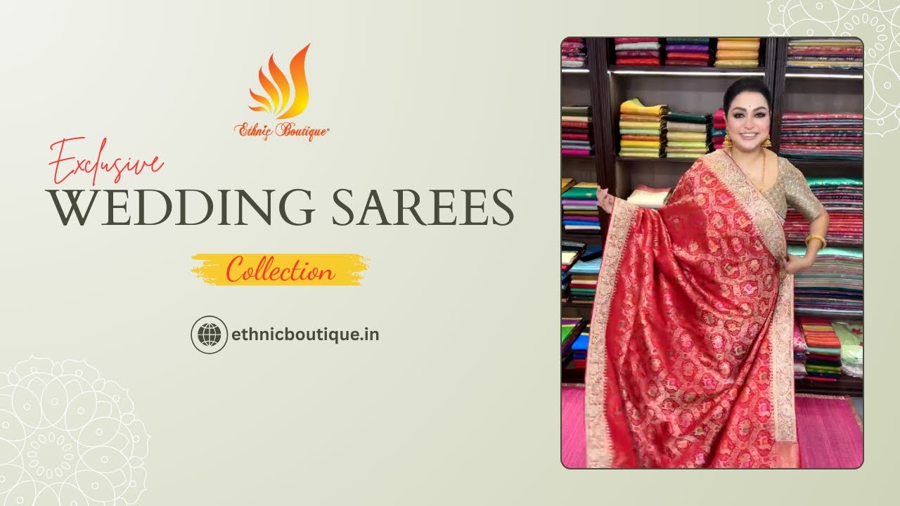 Exclusive Wedding Sarees✨💖II WhatsApp Booking No - 9433780993
