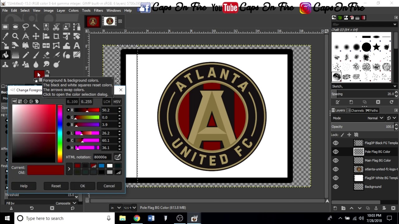 How to Design Car Flags In Gimp For Sublimation ep: 05