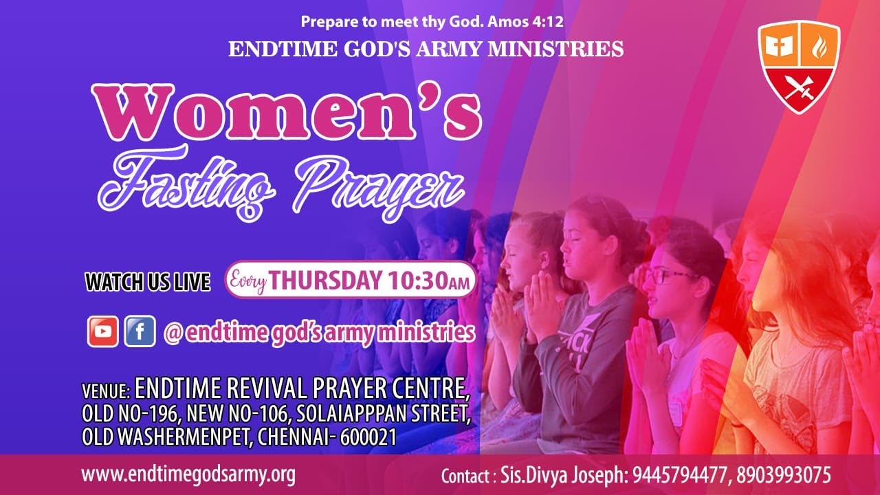 🛑🅻🅸🆅🅴 || Thursday Women's Fellowship || Rev.Sis.Dolly Martin || Sis.Divya Joseph | 22nd January 2026