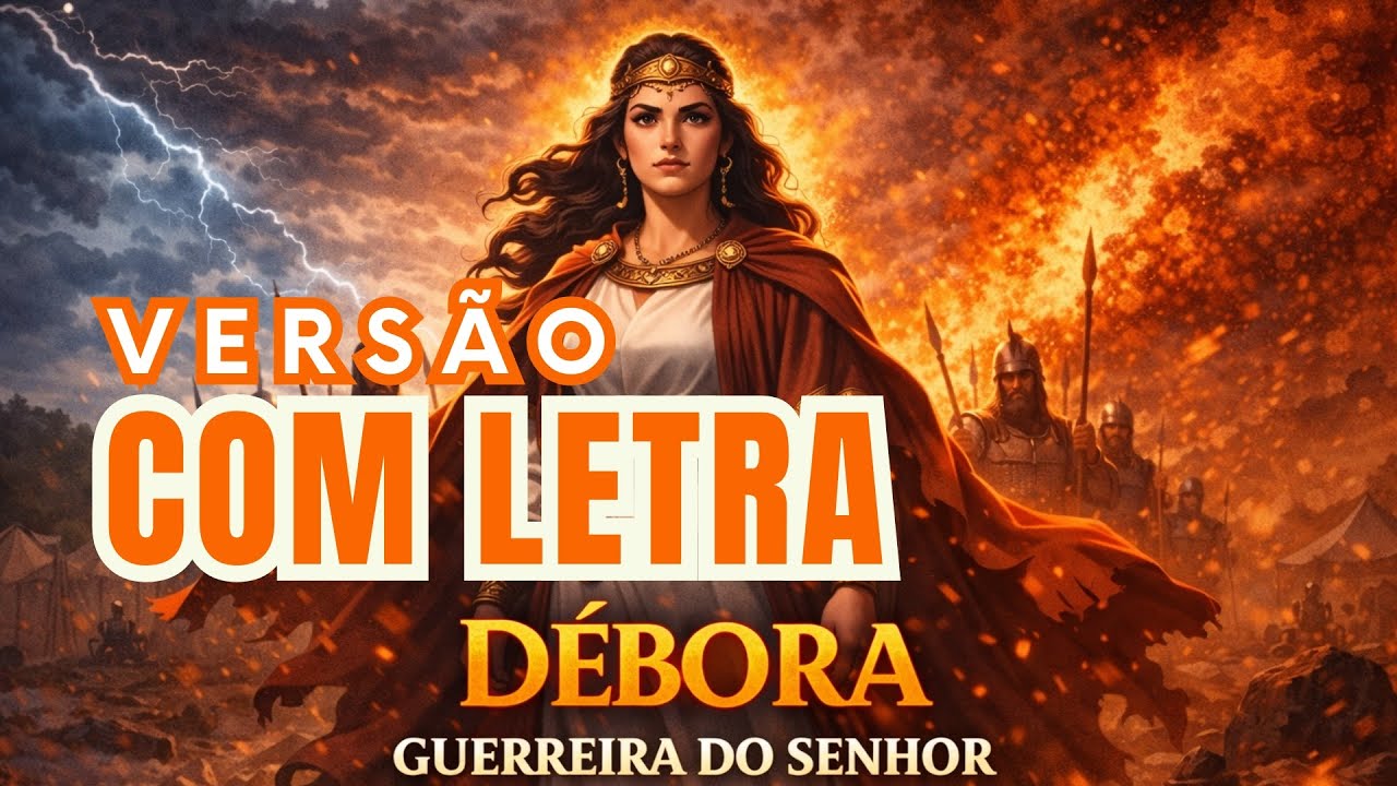 D&eacute;bora &ndash; Guerreira do Senhor 🔥 | Vers&atilde;o Oficial com Letra | Foco For&ccedil;a e F&eacute;