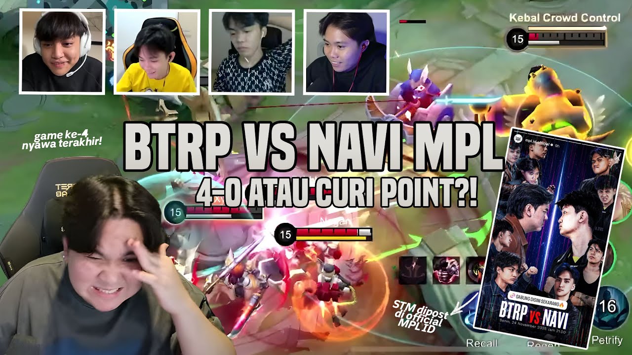 STM VOL.9 | BTRP VS NAVI MPL - STM DI POST MPL ID?! GAME KE-4 NYAWA TERAKHIR PENENTUAN 4-0 / LANJUT!