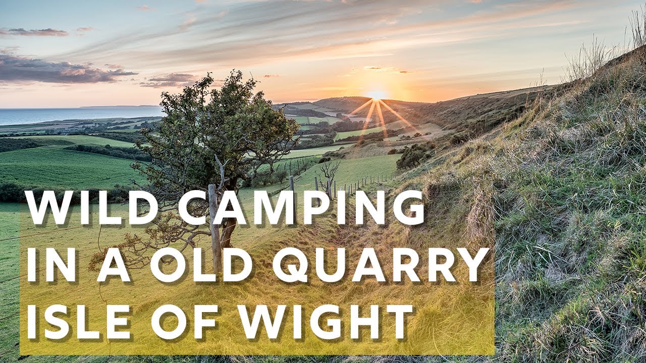 A Wild Camp at a Disused Quarry on the Isle of Wight