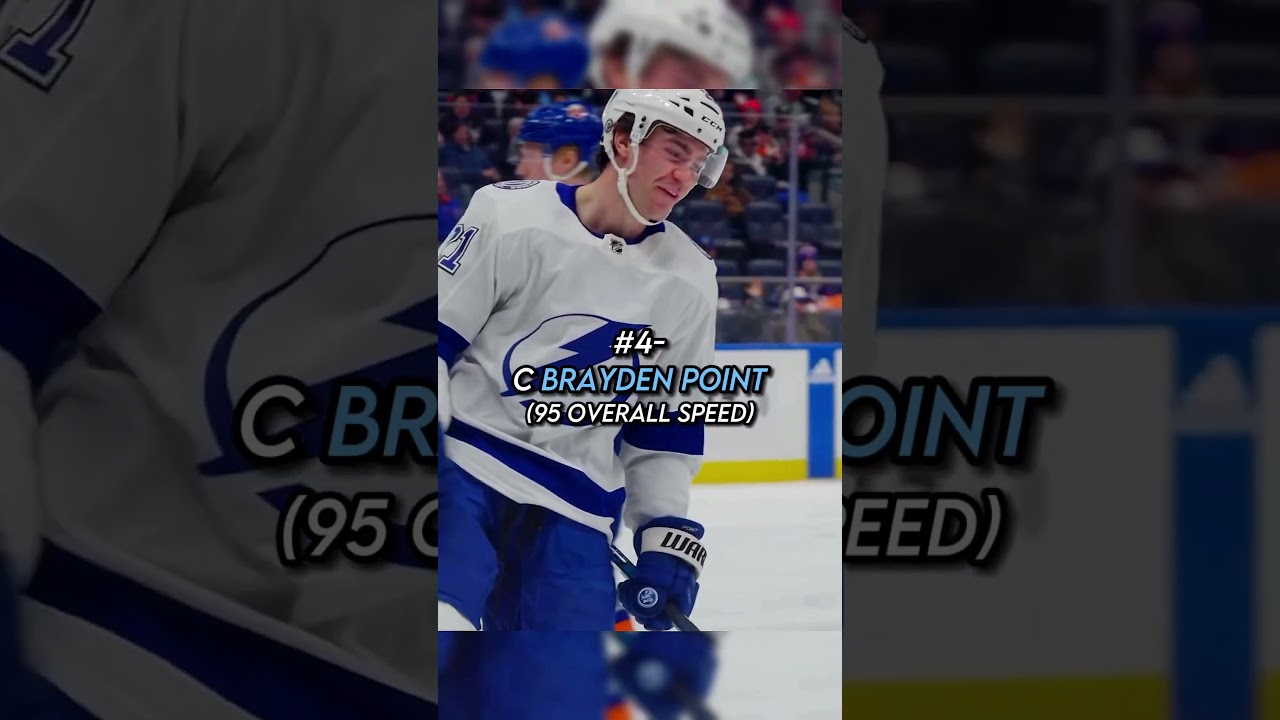 The Top 8 Fastest Players In NHL 25