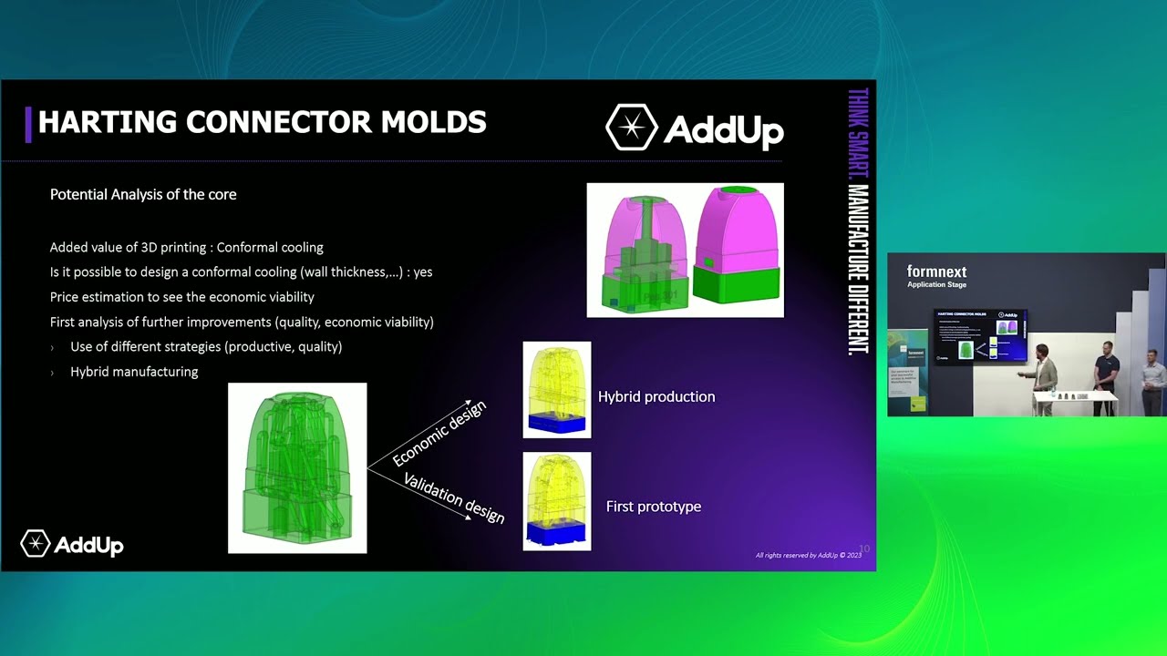 Formnext Expert Insight: High-Performance Molds via Metal AM – AddUp & Siemens DI for Harting Group