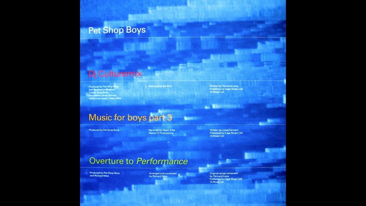 ♪ Pet Shop Boys - Music For Boys (Part 3)