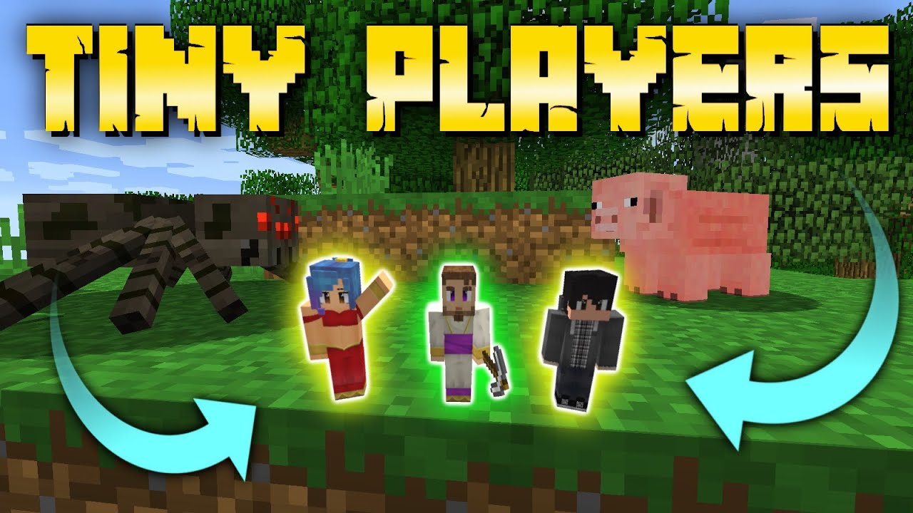 I Became TINY in Minecraft Survival! (GIANT SPIDERS & PIGS)