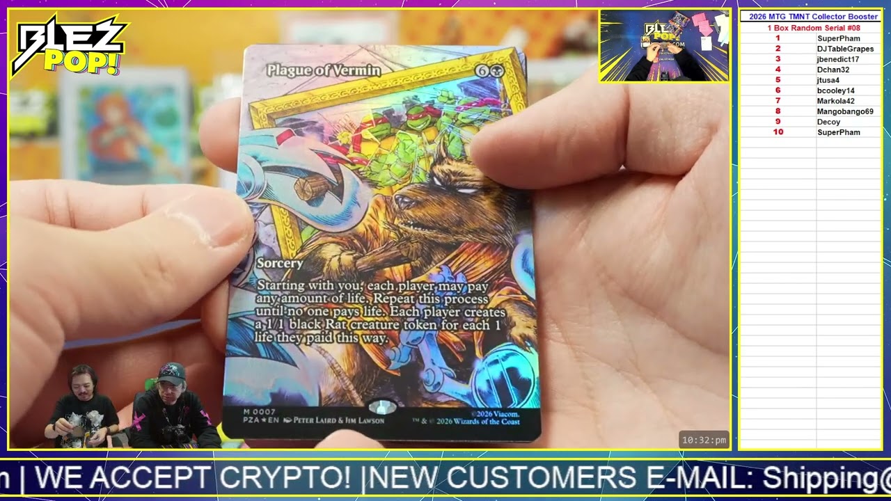 2026 Magic The Gathering TMNT 1 Box Random Serial #08
