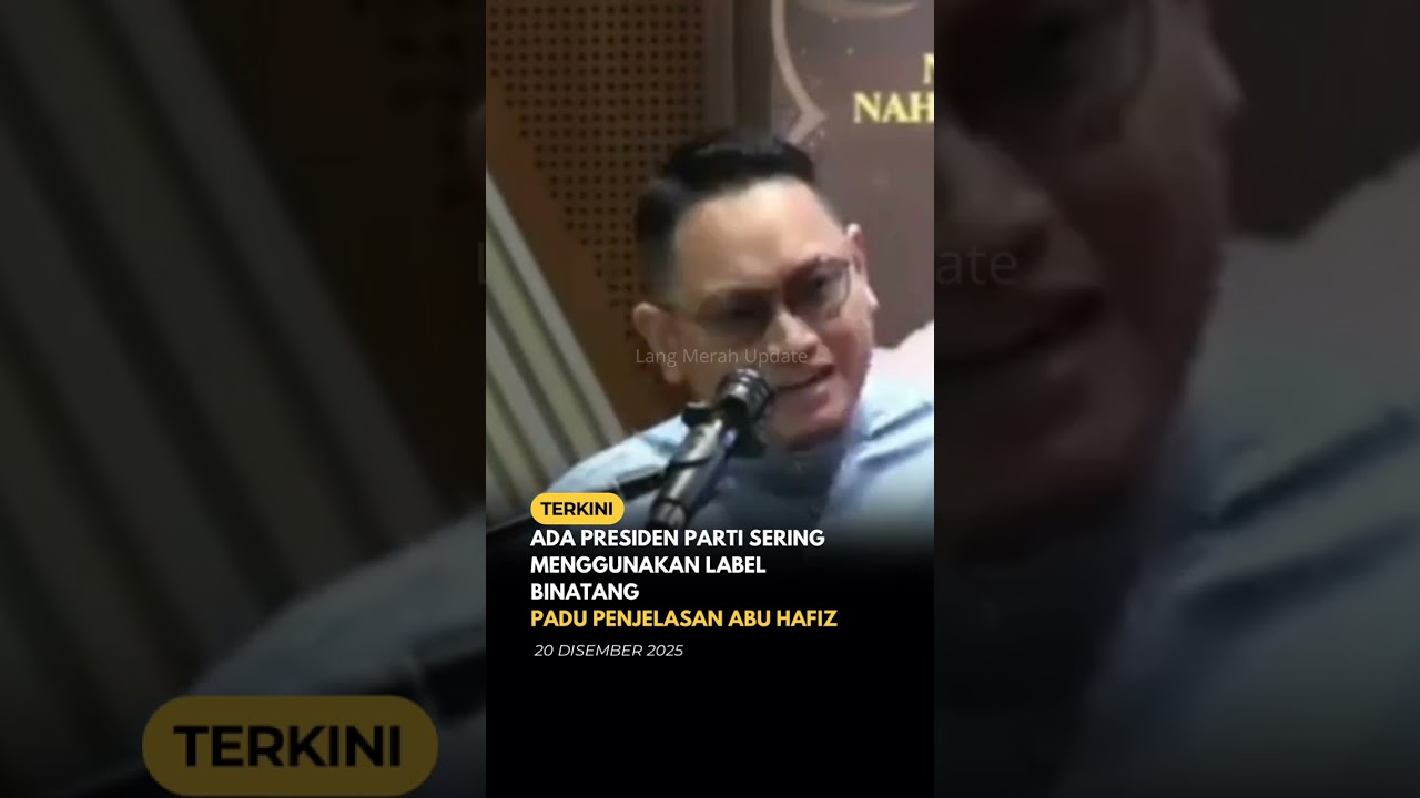 PADU UCAPAN ABU HAFIZ, SEKOLAHKAN WALAUN!