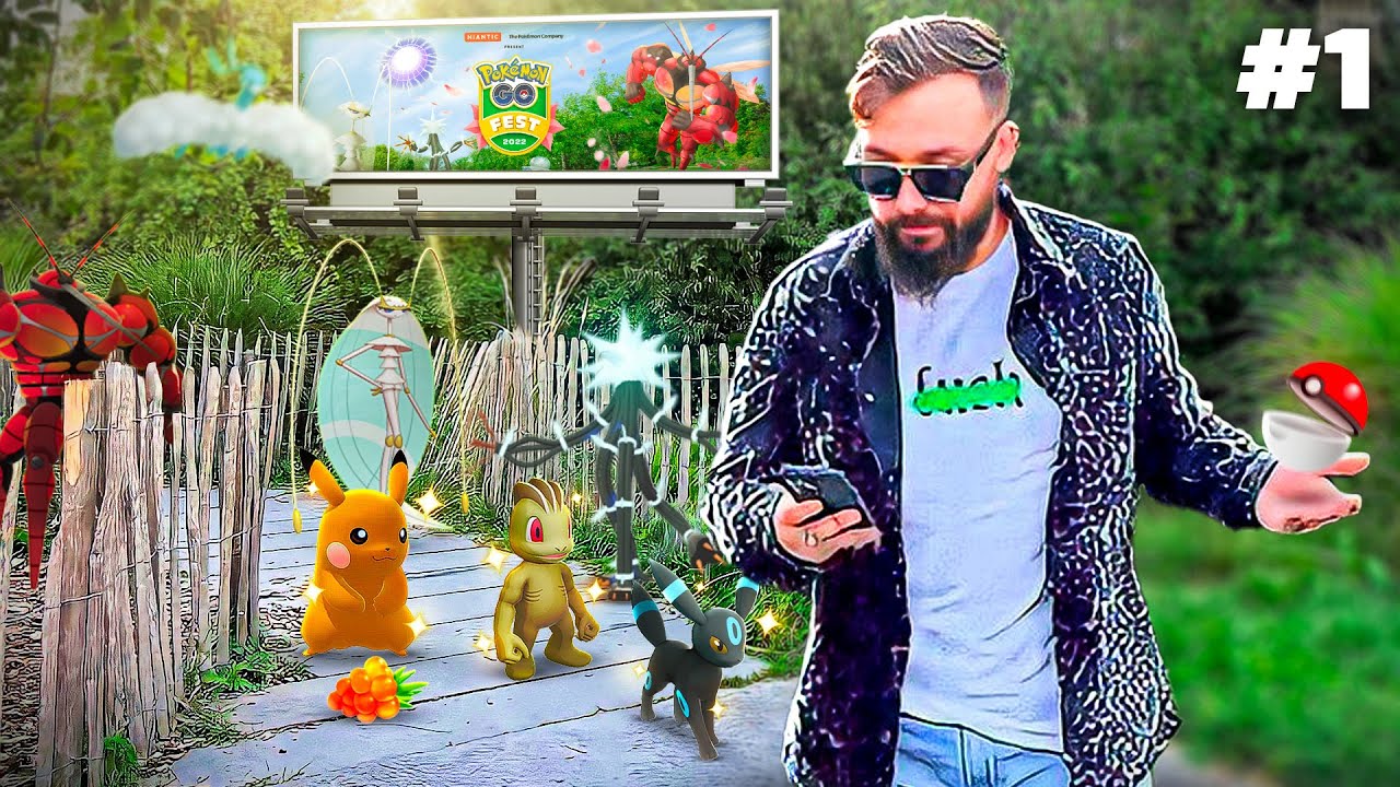 VLOG POKÉMON GO FEST 2022 ! David Lafarge CAPTURE POKEMON SHINY & ULTRA CHIMÈRE !