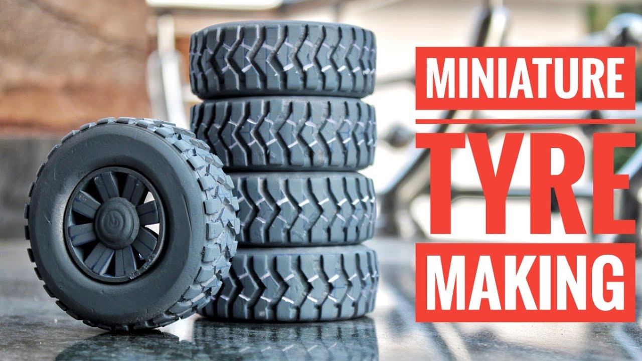 RC Tyre Making | Miniaturer RC Hummer Tyre | Irfan Thalassery
