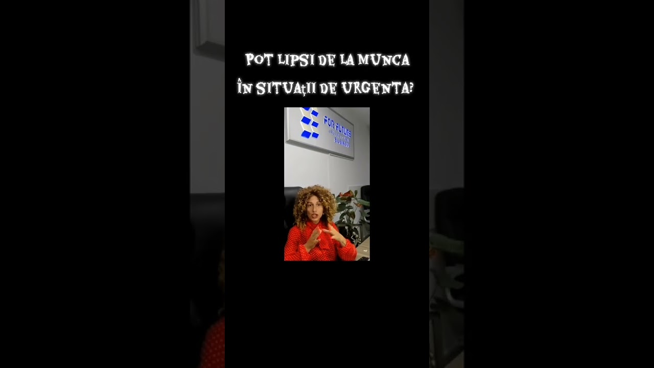 Pot lipsi de la munca în situații de urgenta?