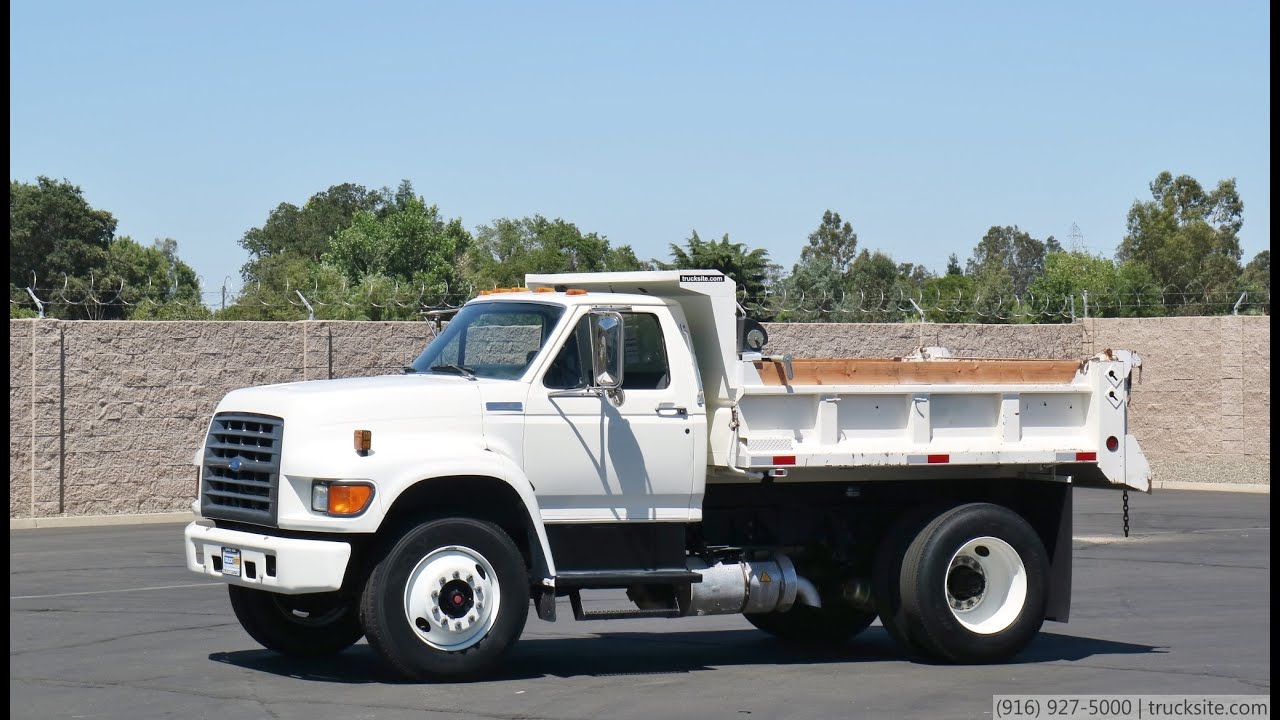 1995 Ford F800 5 Yard Dump Truck