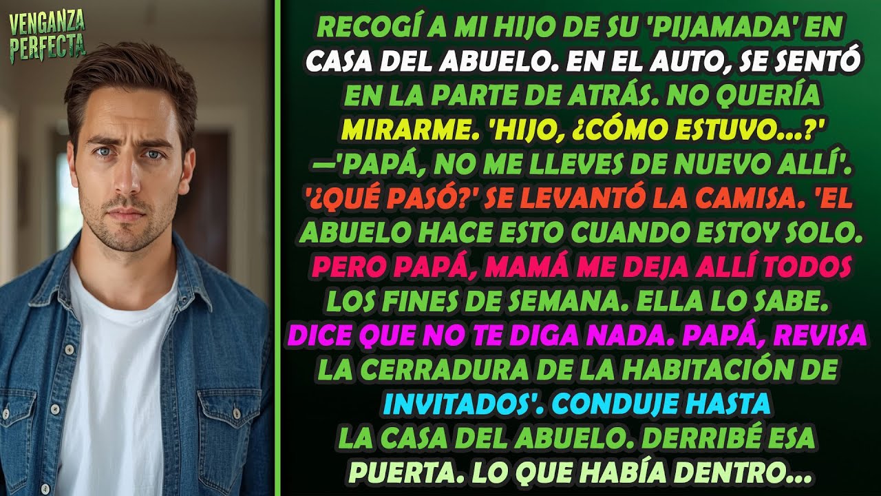 El hijo se levantó la camisa: 'El abuelo hace esto. Mamá lo sabe. Revisa esa habitación bajo llave'.