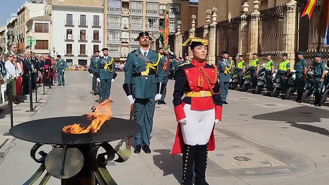Día de la Virgen del Pilar 2025 Homenaje a los Difuntos.Acto de la Guardia Civil 