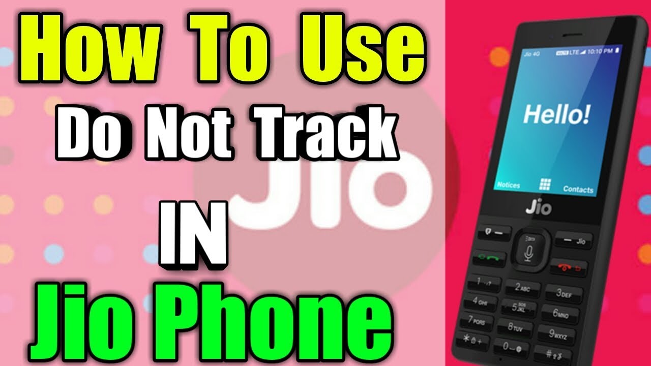 How To Use Do Not Track Option In Jio Phone (1500) | Jio Phone Latest Tricks #14 | By Hungry Brain
