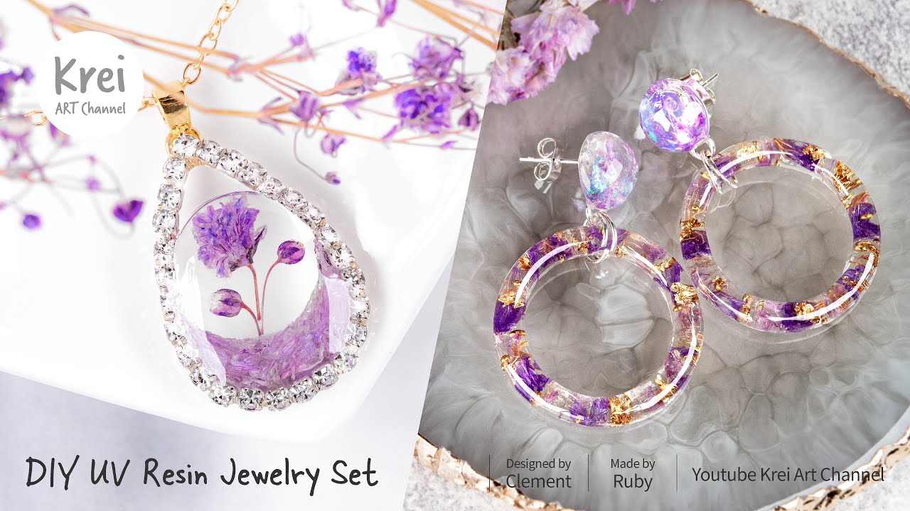【UVレジン】魅惑のパープルコレクションセット〜♪ UV Resin-Enchanting purple Collection Set!