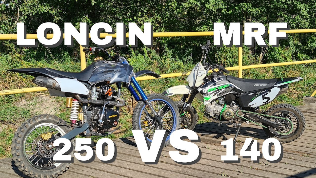 Wyścig MRF 140 VS LONCIN 250