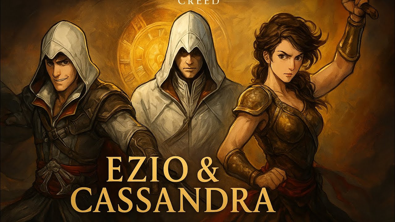 Ezio & Cassandra Banner Pulls ⚔️🍕✨ - Assassin’s Creed 🕵️‍♂️ x Reverse 1999 🎩🎭 Collab - LDBP EP 9 🎉🐙🦖
