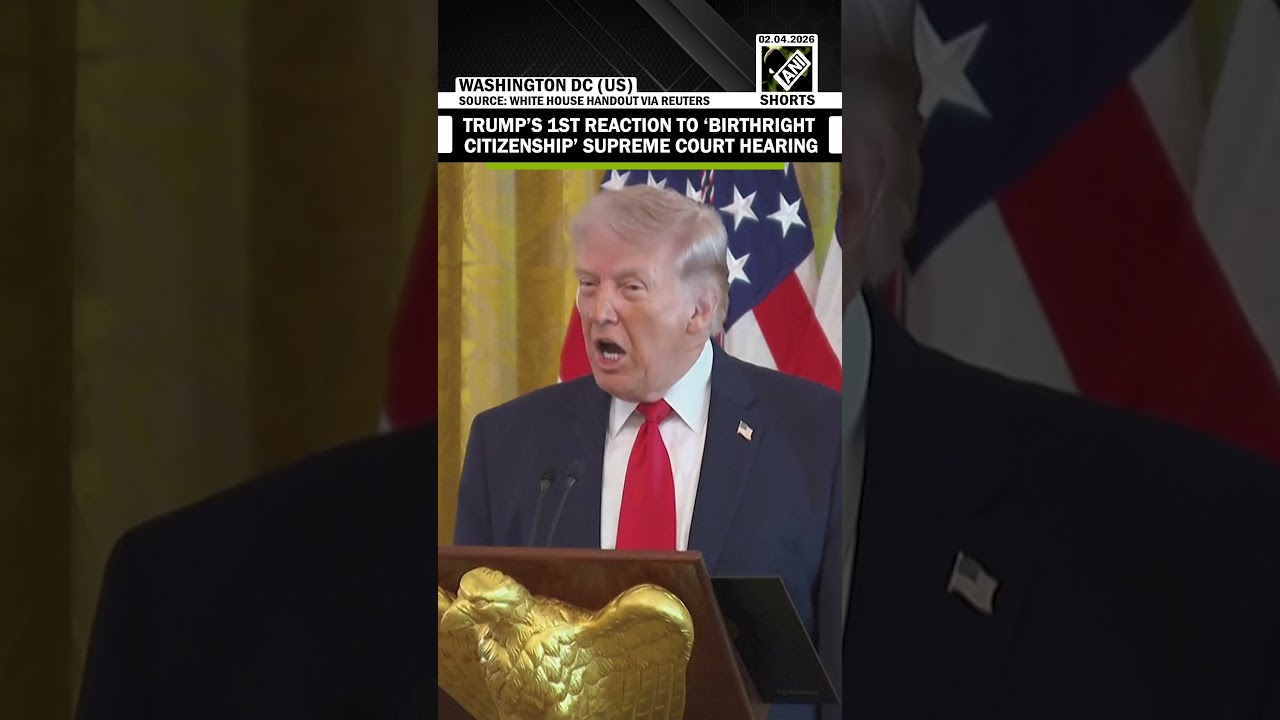 Trump&rsquo;s first reaction to &lsquo;Birthright Citizenship&rsquo; US Supreme Court hearing | SAVE America Bill