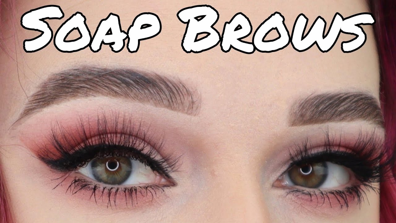 Простой урок по созданию бровей Soap Brows! Подробные инструкции и продукты для создания эффекта ...