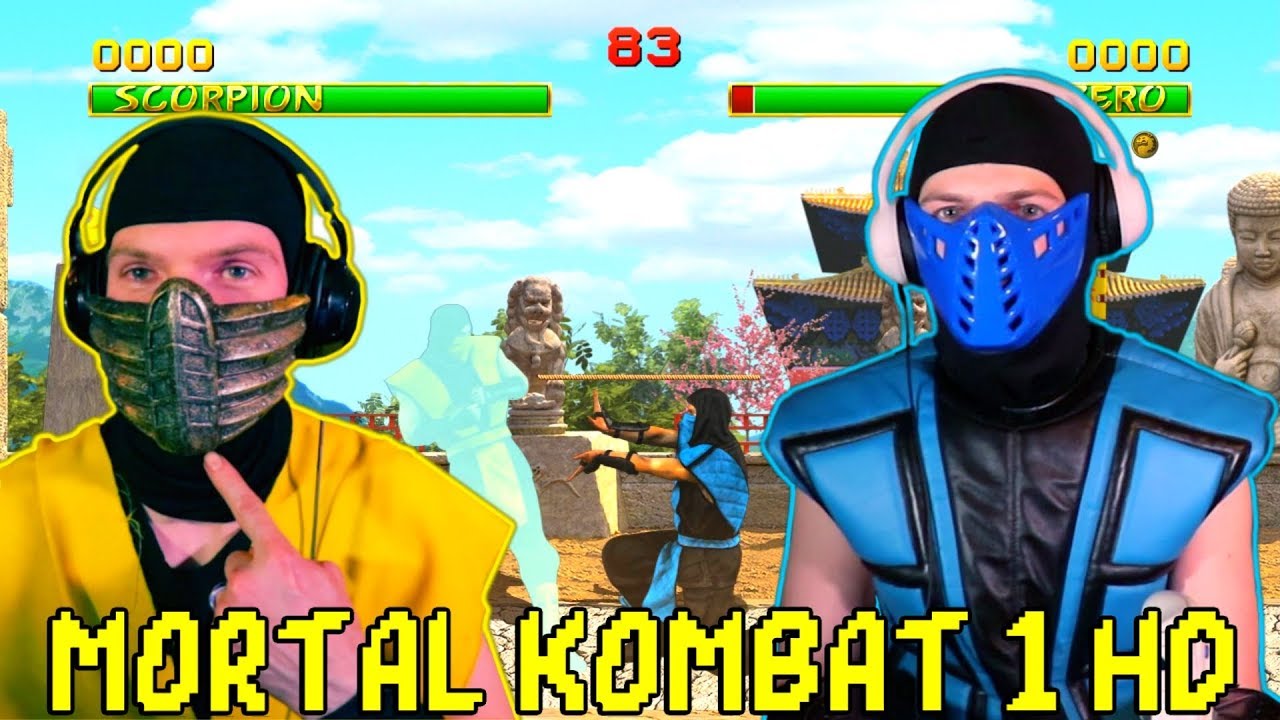 Scorpion & Sub-Zero Play - MORTAL KOMBAT 1 HD REMAKE! | MK1 GAMEPLAY PARODY!