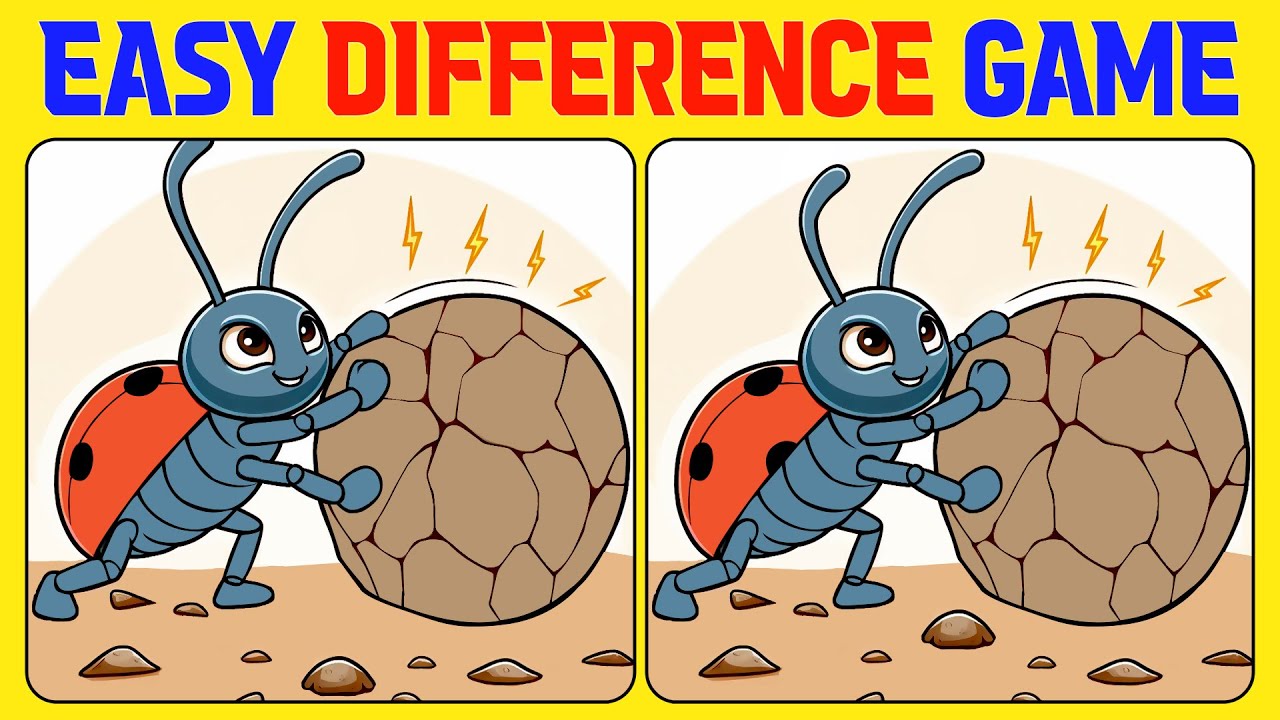 🧠🧩Spot the Difference | Try Our Beginner's Game! 《EASY》