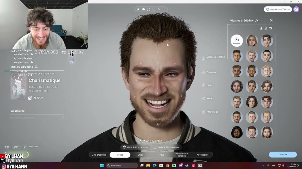 BYILHAN JOUE A INZOI !! ( Rediffusion)