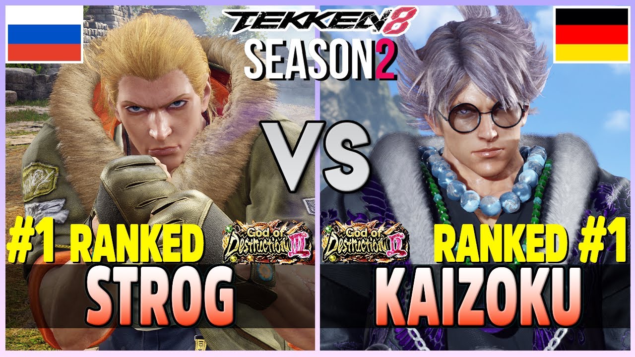 Tekken 8  ▰  STROG (#1 Ranked Steve) Vs KAIZOKU (#4 Ranked Lars) ▰ High Level Gameplay!