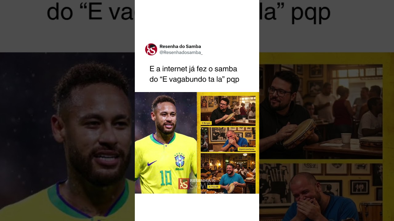 E vagabundo ta l&aacute; (Vers&atilde;o Pagode) #shorts