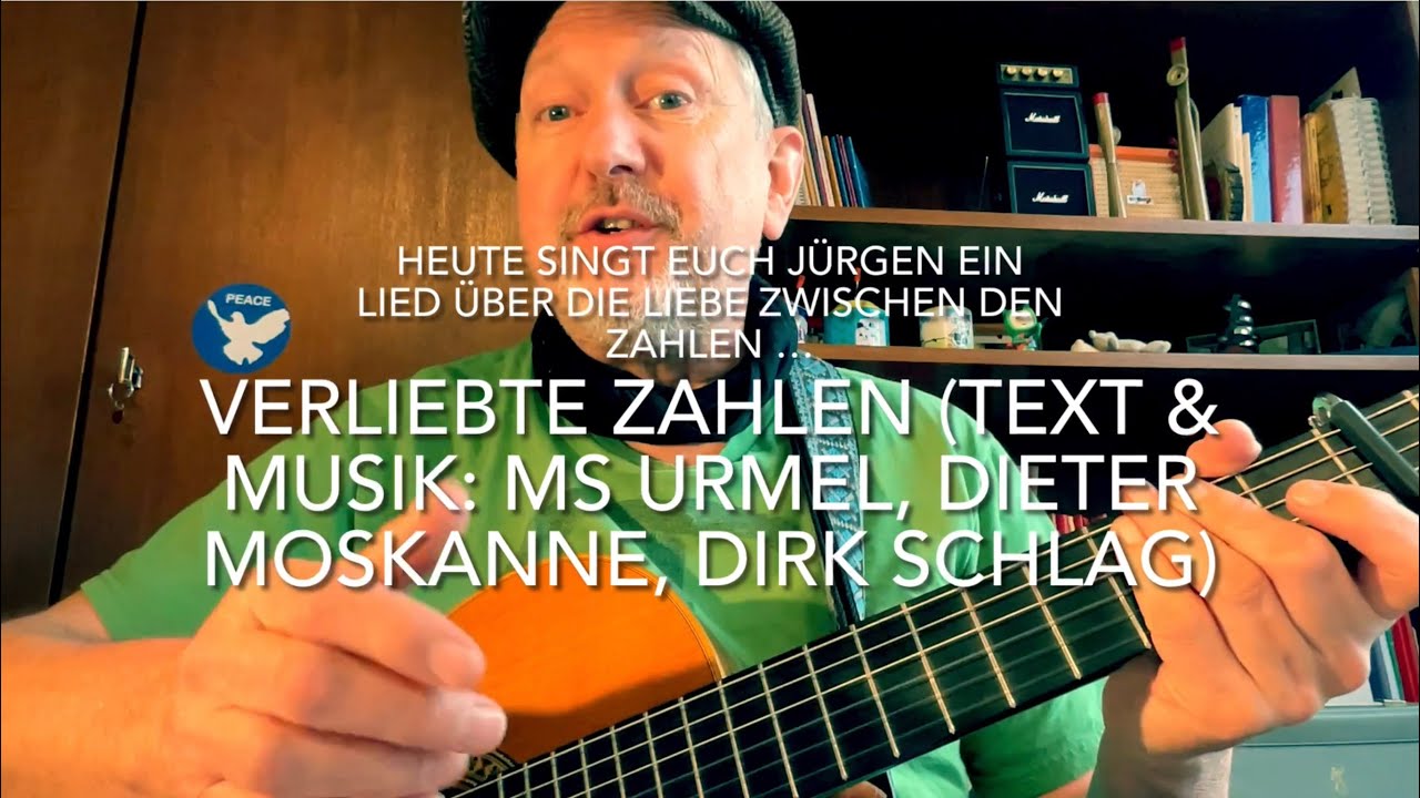Verliebte Zahlen ( Text & Musik: MS Urmel, Dieter Moskanne, Dirk Schlag ) gespielt von J&uuml;rgen Fastje