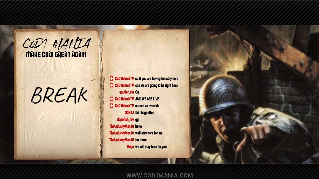 CoD1Mania Cup #9 - Santa Claus Weekend Cup Final - OVERiDE vs. Cursed neuville/german_town/dawnville