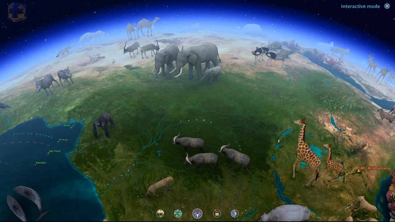 Animal World 3D Screensaver