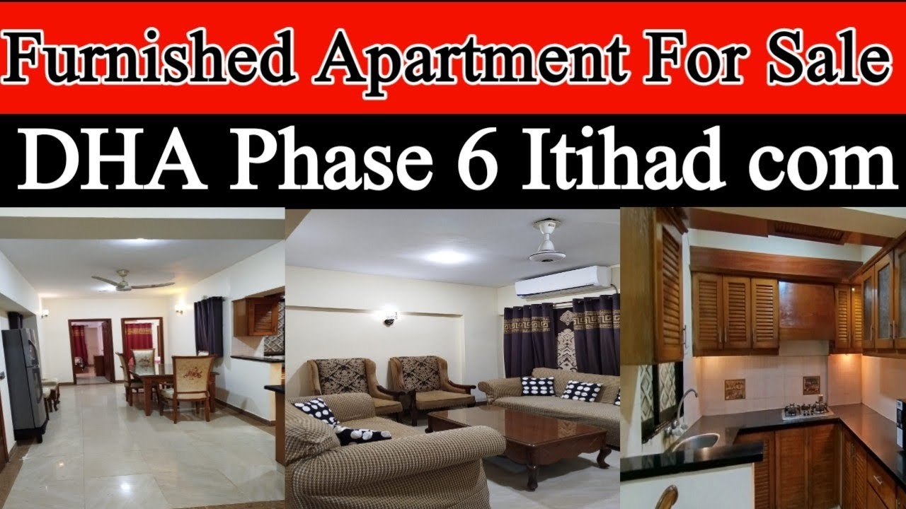 Furnished apartment for sale in DHA itihad commercial || #Luxuryliving #DHAproperty 