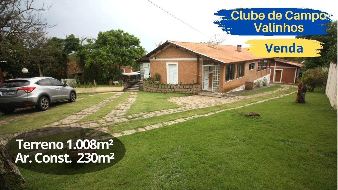 Linda casa de Campo no Clube de Campo Valinhos todo lazer e segurança que você e sua família merecem