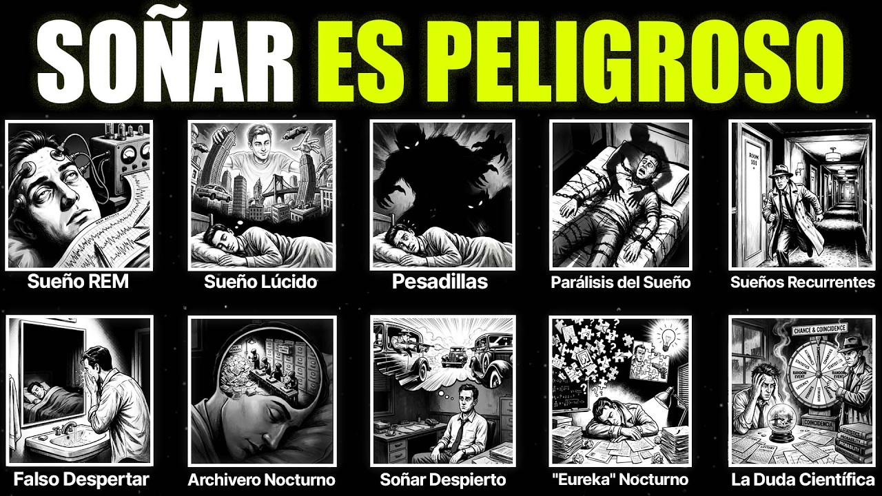 ¿Te Está Sucediendo? Los 8 Tipos de SUEÑOS y lo que Revelan Sobre tu CEREBRO