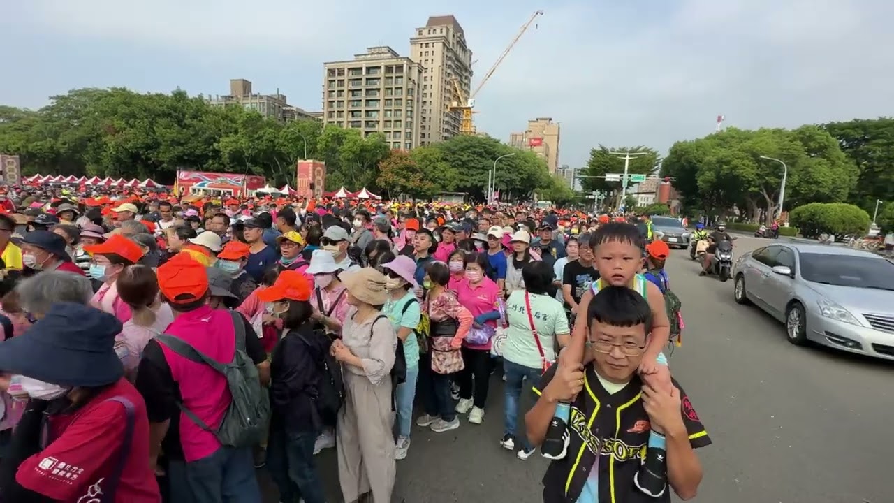 太壯觀了！白沙屯媽祖竹北紅毯起駕 駕臨新竹縣府全程紀錄 