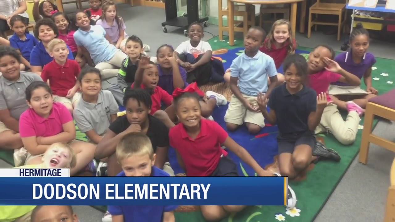 Lisa Spencer visits Dodson Elementary